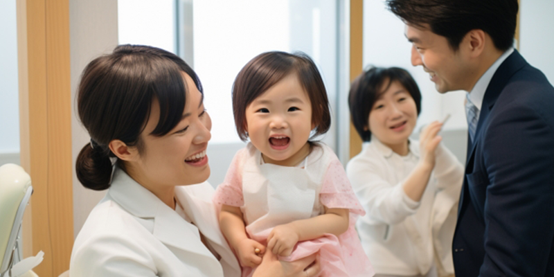 妊娠期から始まるお子様の口腔ケアを提案しています