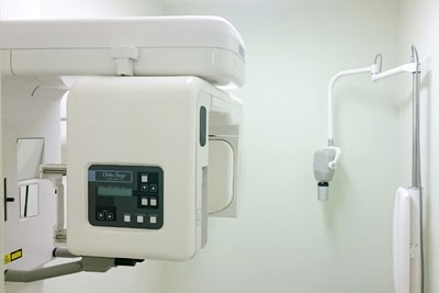 従来のレントゲンと比べて被ばく量を1/10に軽減しています