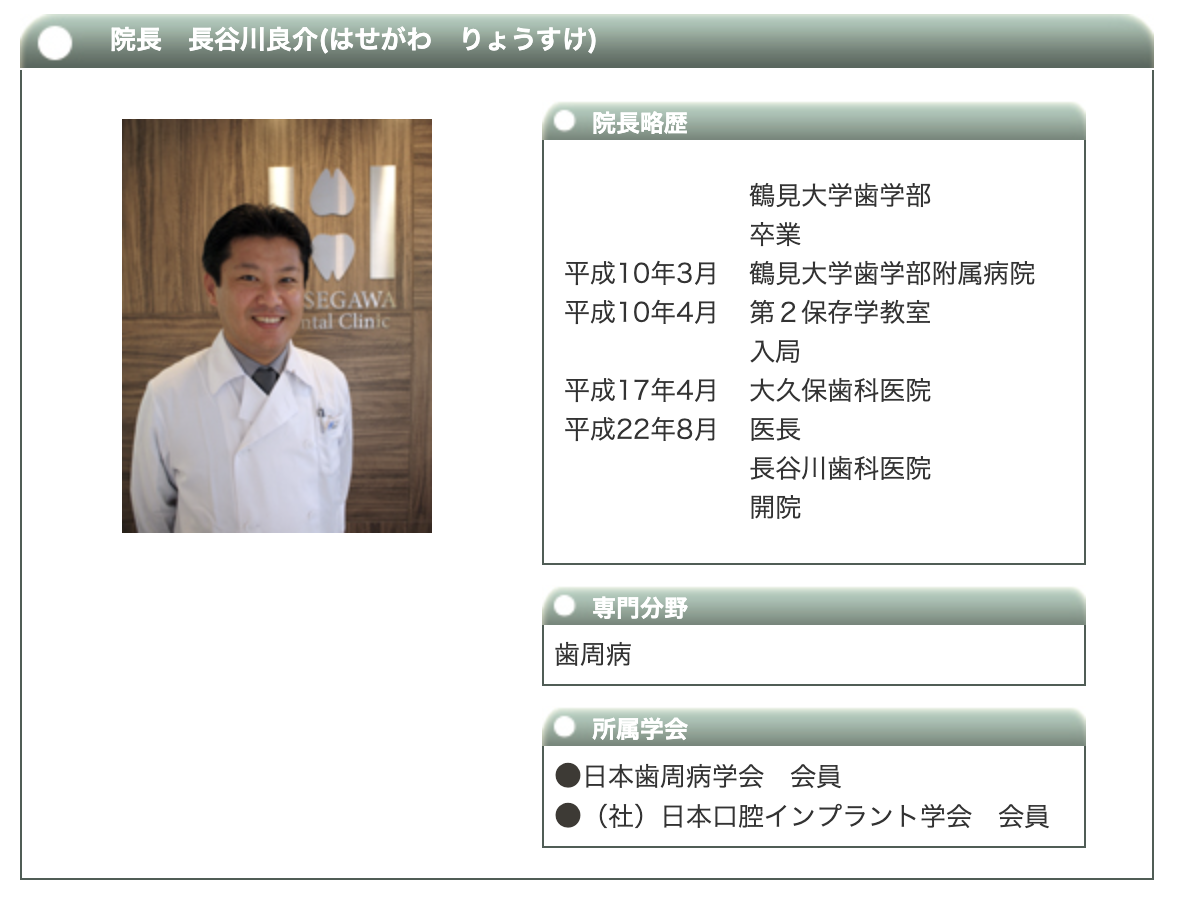 院長の長谷川 良介