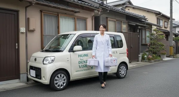 対応エリア内ならばご自宅でも治療が受けられます