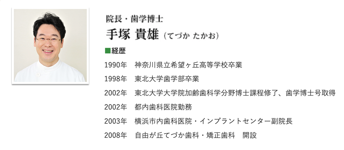 院長の手塚 貴雄