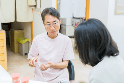 治療内容について事前にわかりやすく説明しています。