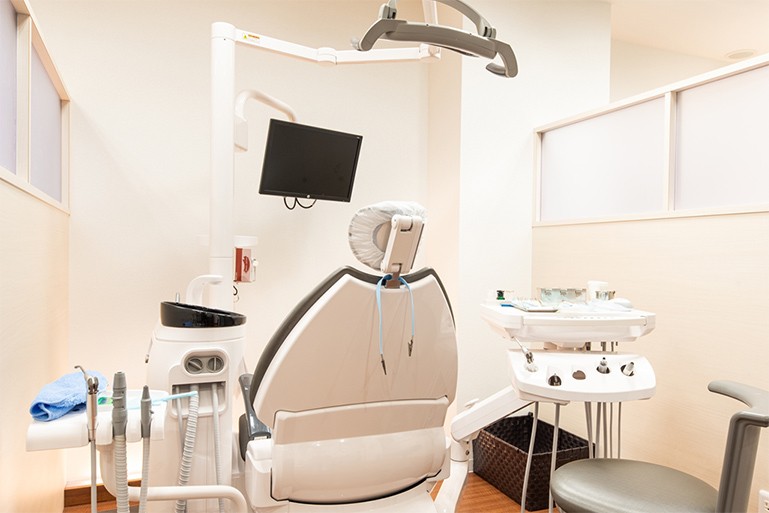 治療中は人目が気にならないよう配慮されています