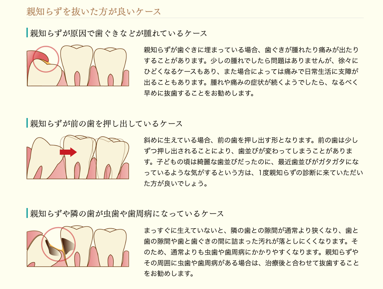 外科的な治療が必要な場合でも安心して受診いただける環境を整えています