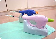 電動麻酔器など痛くない工夫を行います