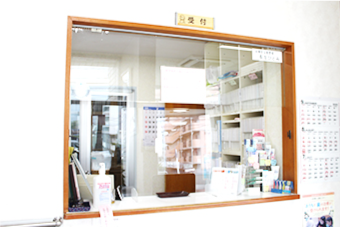 ①外観②受付③診療室
