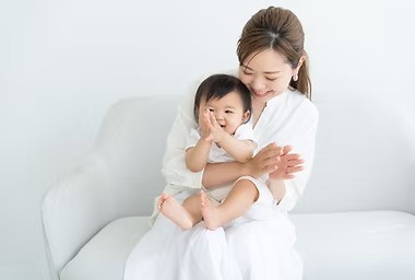 お子様と一緒に通えます