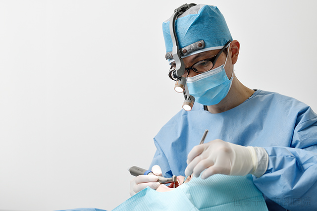清潔な環境で手術を行います