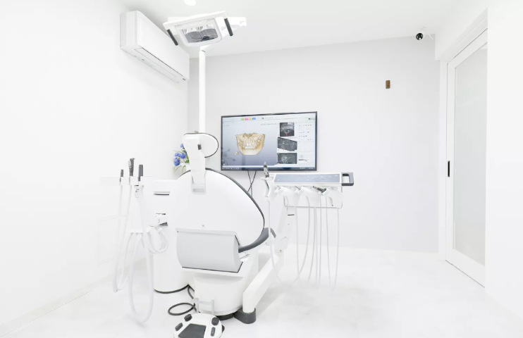 ①受付②待合室③治療室