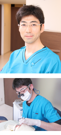 ■略歴
2005年	国立大学法人　東北大学　歯学部　卒業
2009年	国立大学法人　東北大学大学院　修了
脳血管疾患・心臓血管疾患と口腔健康の関連性を研究
義歯治療含む高齢者歯科医療、
口腔顔面痛の医学・顎関節症の専門治療を学ぶ
2009年～2013年
高橋歯科クリニック・インプラントセンター神戸中央　勤務
審美歯科治療・インプラント治療の研鑽に加え、外国人歯科治療も対応する