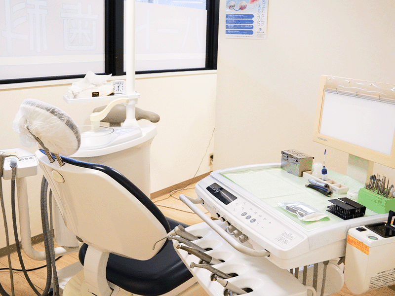 ①外観②受付・待合室③診療室