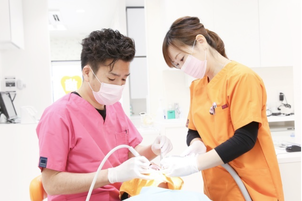 歯周病治療の様子