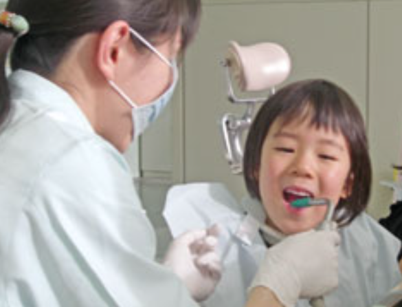 小児治療の様子