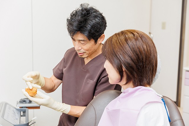 丁寧な説明を心がけています