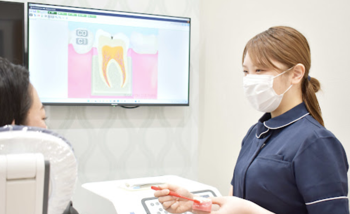 予防法指導の様子