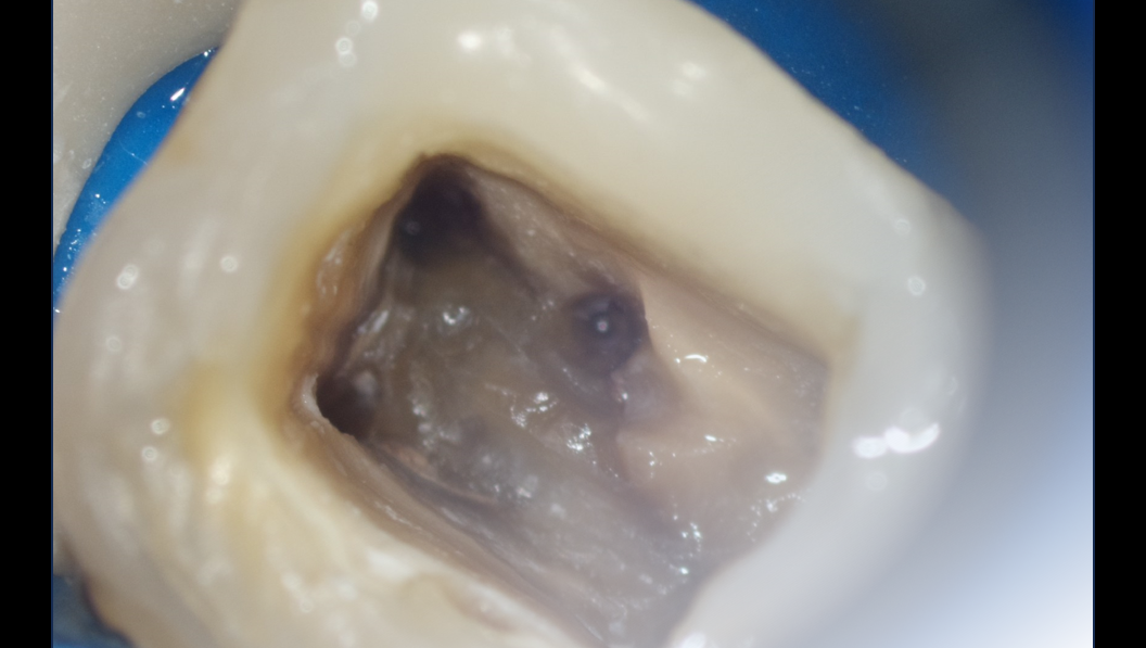 ラバーダム防湿法による治療