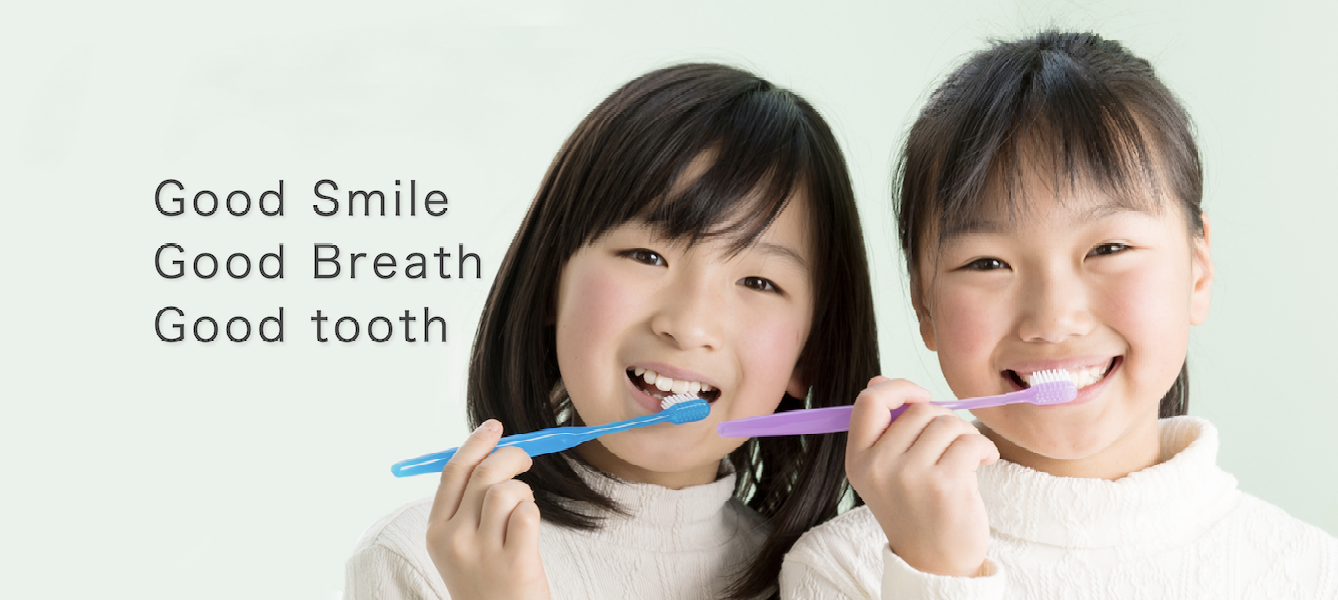 ①Good Smile Good Breath Good tooth ②診療室 ③診療時間