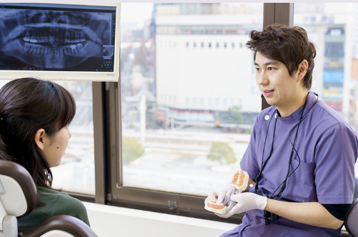 丁寧でわかりやすい説明と痛みを抑えた治療を心がけています