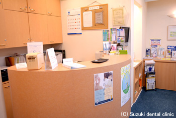 ①受付②待合室③診療室