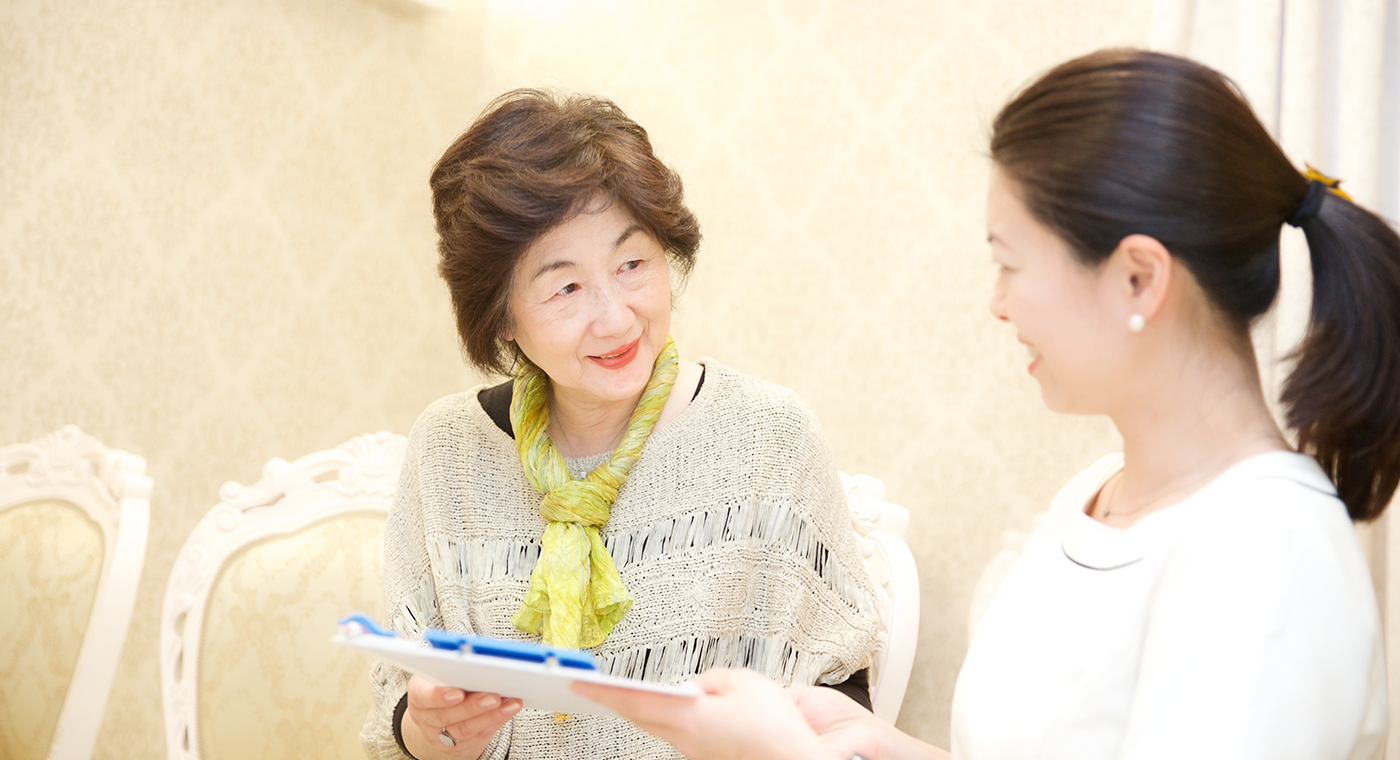 患者様一人ひとりの「楽（ラク）」な状態と「幸せ（シア）」な日常の実現を目指しています