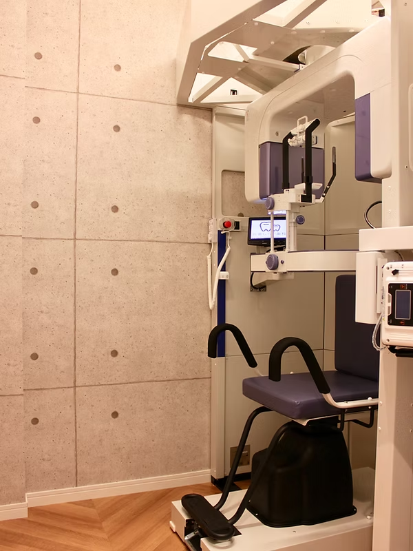 ①診療室②診療チェア③歯科用CT