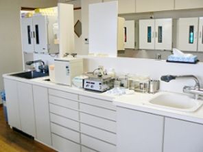 院内の衛生管理は徹底されています