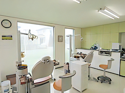 付き添いの方も入ることができるスペースあり