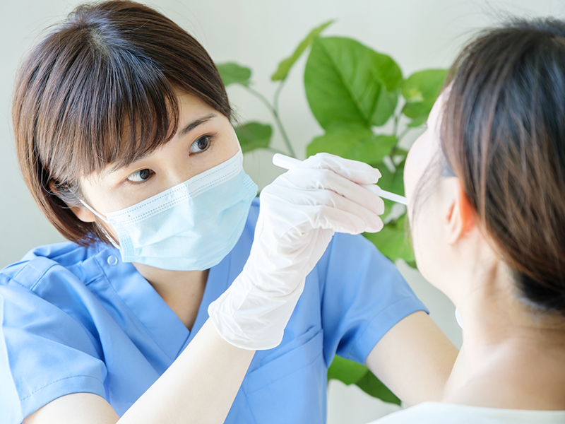 患者様一人ひとりに適した予防法をアドバイスしています