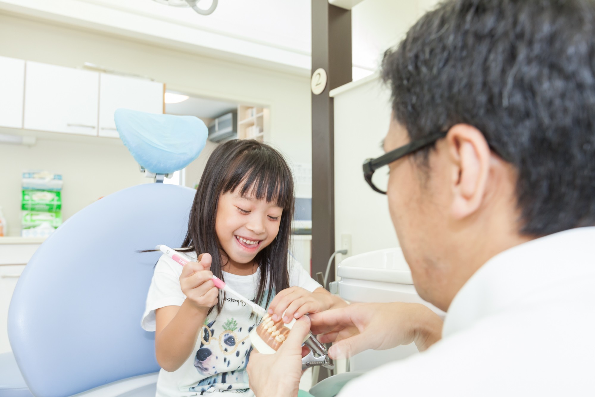 お子様のペースに合わせた診療を提供します