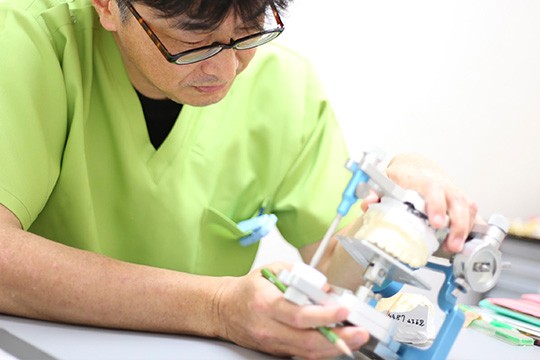 咬合・噛み合わせを得意としています