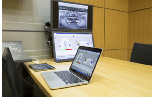 ①外観、②診療室、③スポーツ歯科