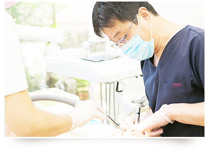 歯の黄ばみを、歯を削ることなく白くします