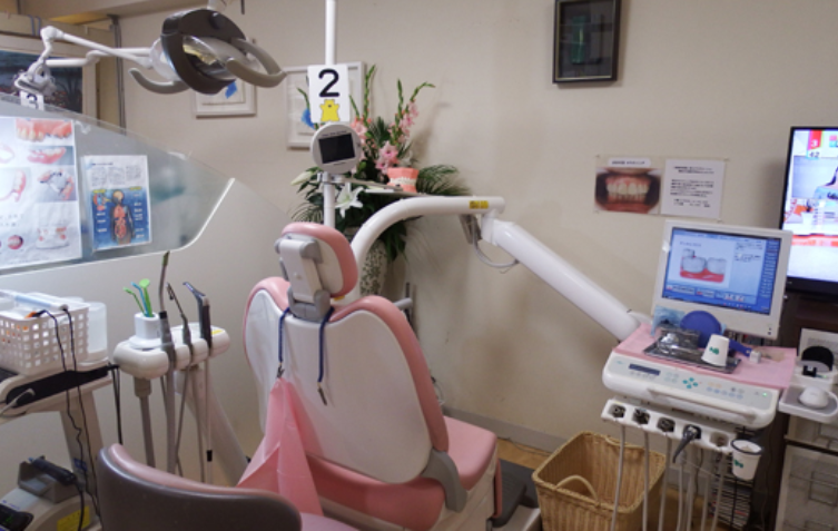 ①診療室②診療室③治療風景