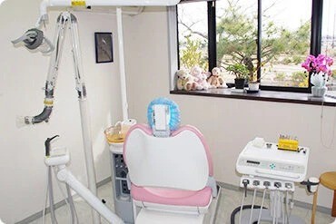 ①待合室②診療室③ユニットライト