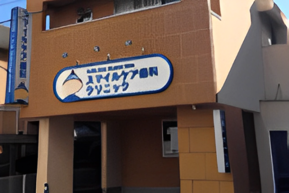 ①外観②診療チェア③スマイルケア歯科クリニックのイメージキャラクター