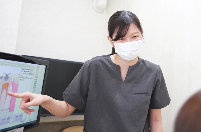 なるべく歯を残す治療を行っています