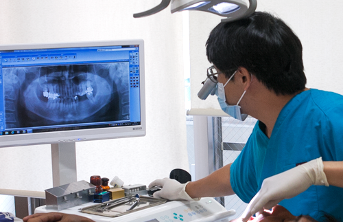 審美的な虫歯治療を得意としております