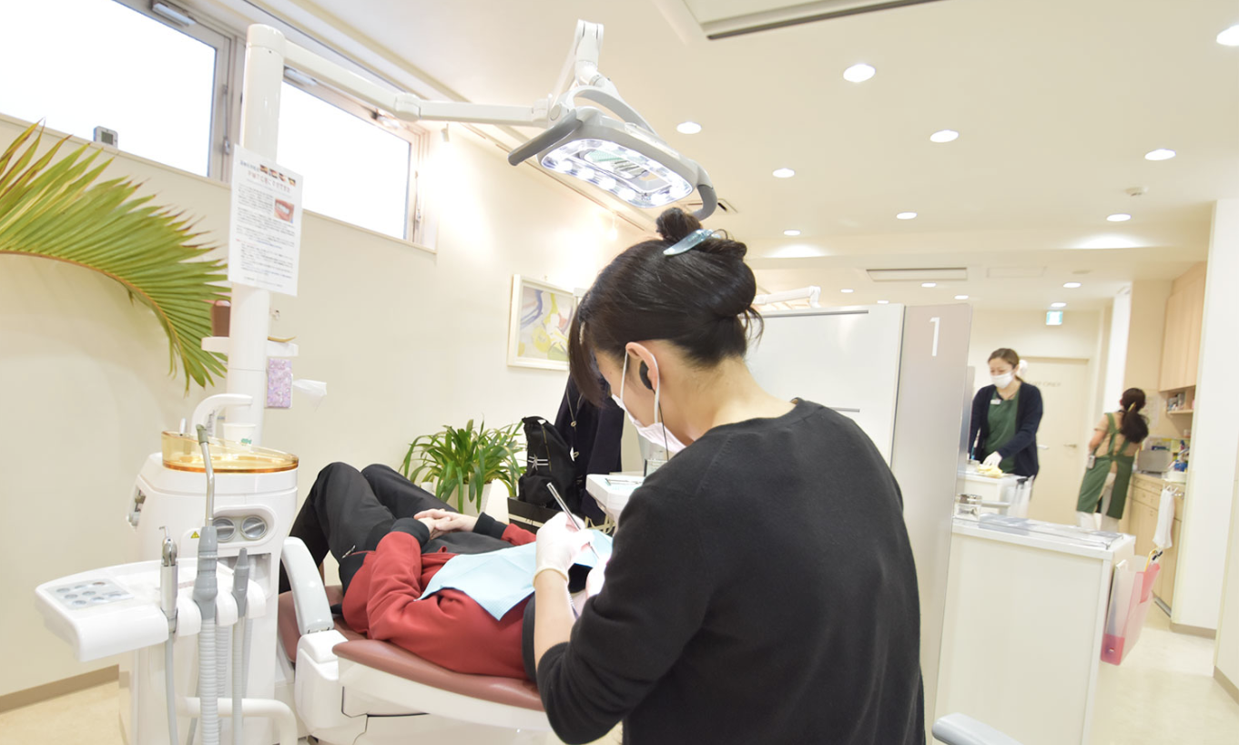 予防クリーニングの様子