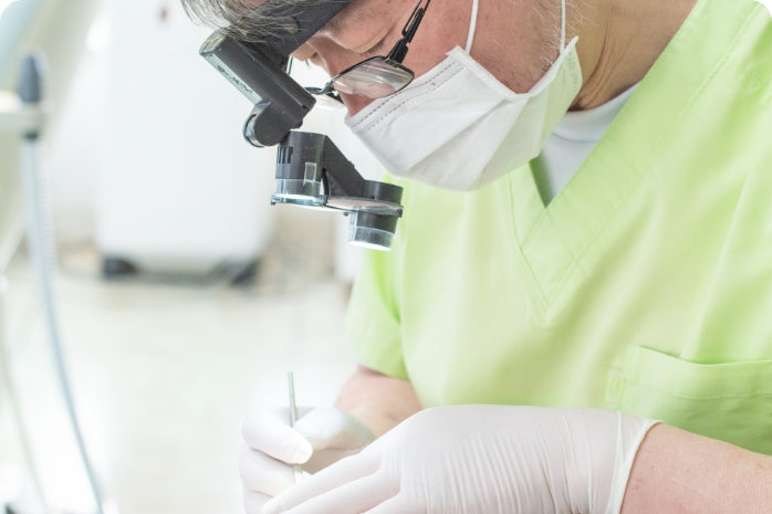 なるべく削らない治療を心がけています