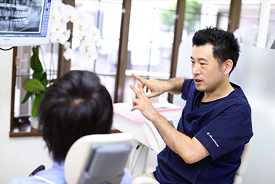 「一本でも多くの歯を残し、笑顔を増やすこと」