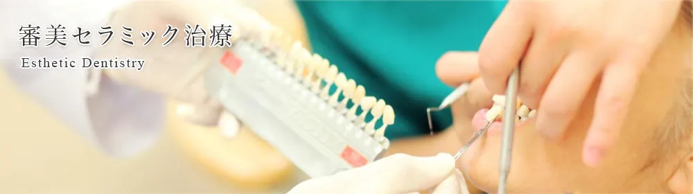見た目の美しさと機能性を兼ね備えた審美セラミック治療を提供しています
