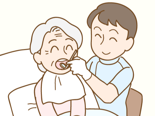 通院できなくなった患者様を対象に歯科医師が訪問して治療を行う訪問診療に対応しています