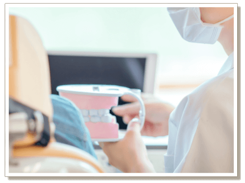 丁寧な検査のうえ治療を行います