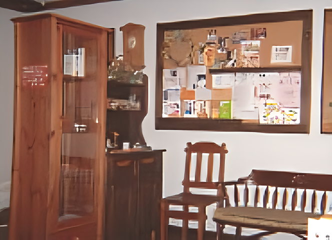 ①外観②受付③待合室