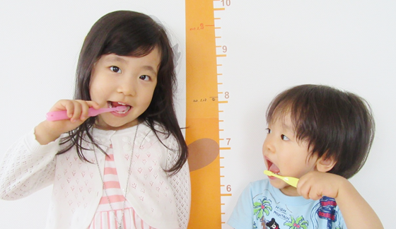 お子様の虫歯ゼロはご家族の力です