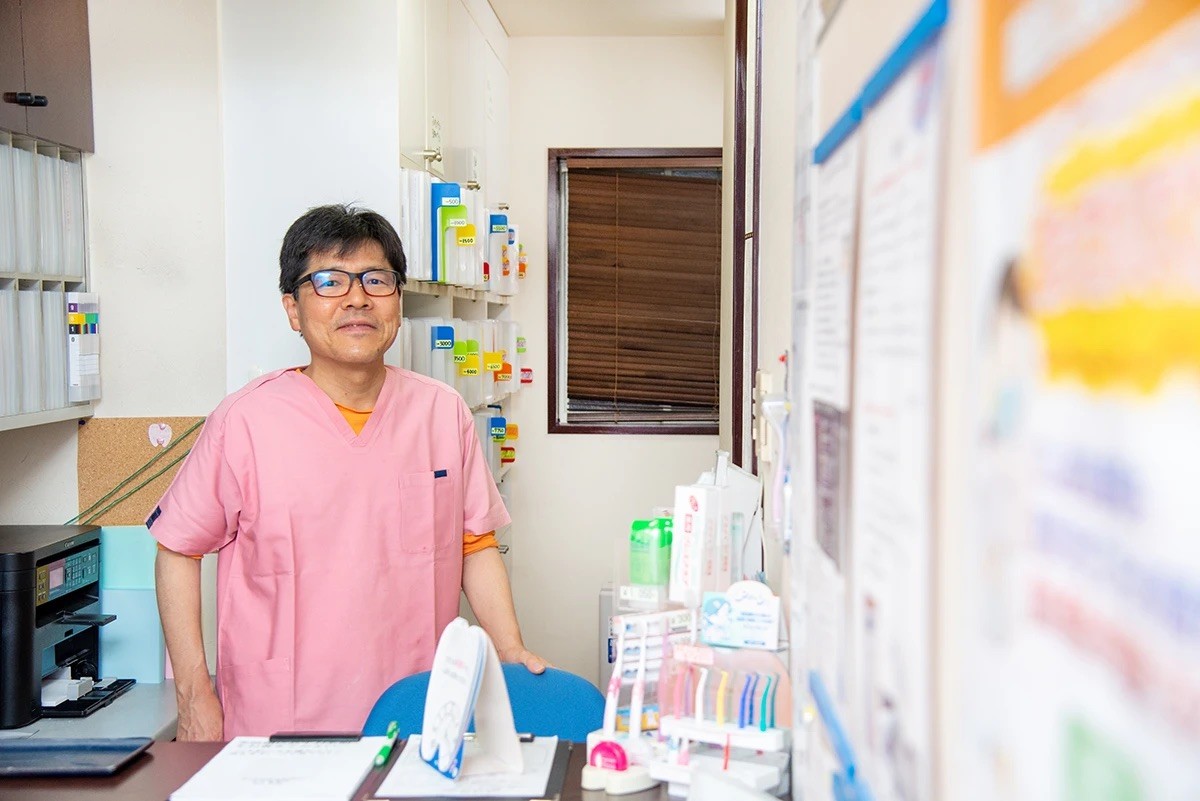 ①受付②オートクレーブ③電動注射器を導入