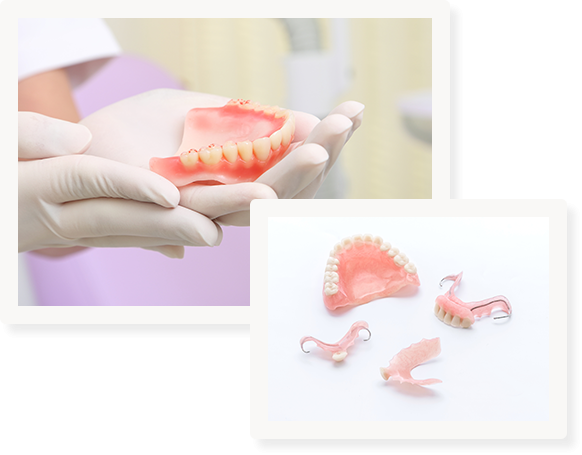 使用時の違和感を少なくする義歯づくりを重視しています