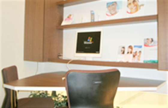 ①受付②待合室③カウンセリングルーム