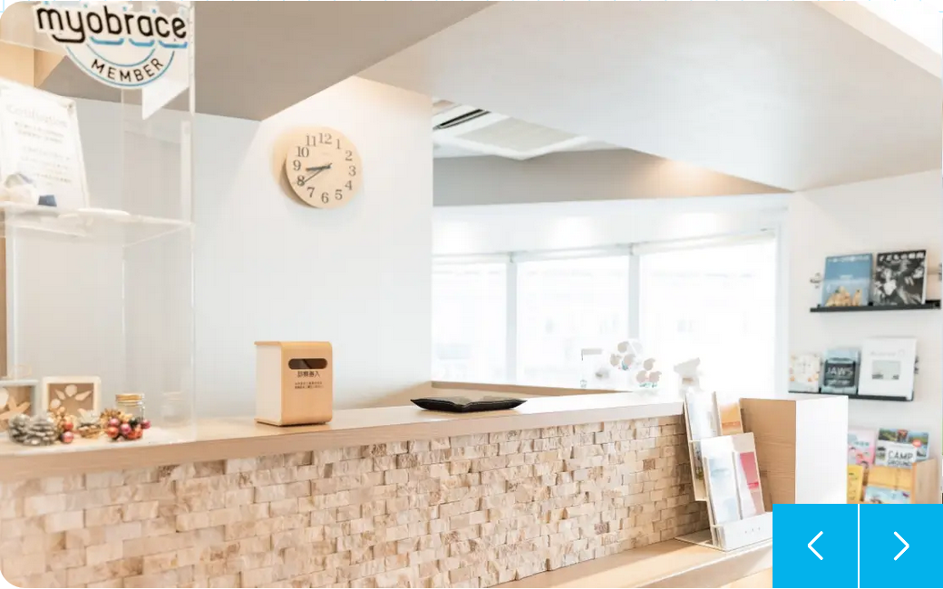 ①受付②待合室③キッズスペース