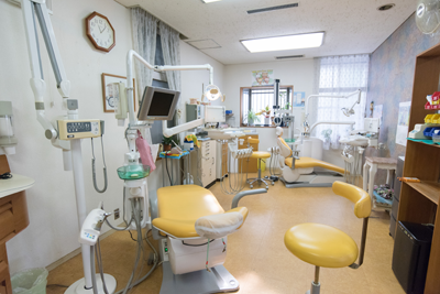 半個室の診療室もあります